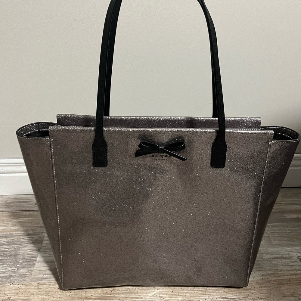 Kate Spade sparkly grey/silver Tote